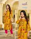 Alisha Vol 6 By Radhika Rayon Printed Online Daily Wear Kurtis Wholesale
